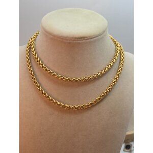 Joan Rivers Adjustable Gold Tone Cable Chain 32" long
